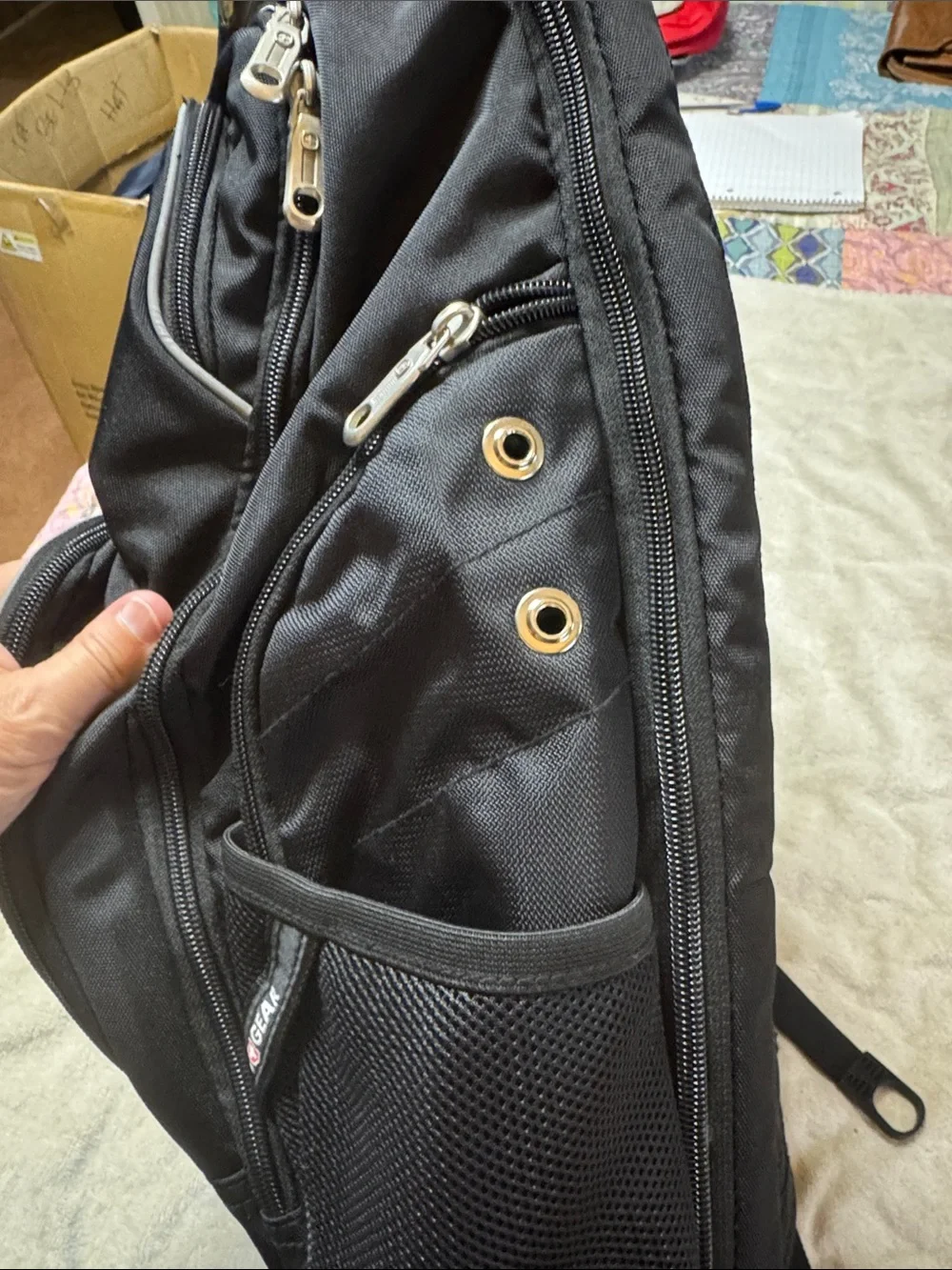 Copart black backpack
